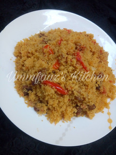 A picture of Jellof couscous.