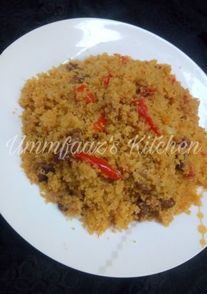 A picture of Jellof couscous.