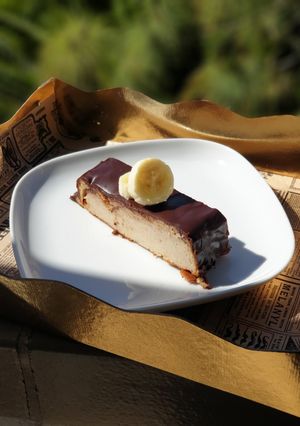 Foto principal de Tarta de queso y plátano en Thermomix