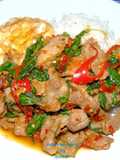 ข้าวผัดกะเพราหมู-ไข่ดาว