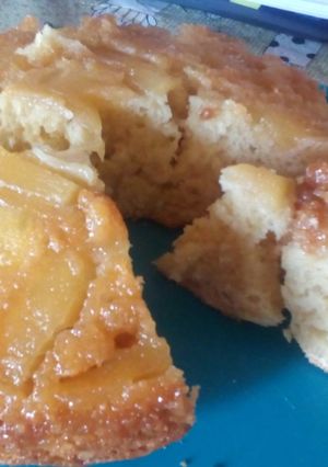 Una foto de Torta invertida de manzana. Nro4