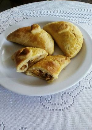 A picture of Cheesy Pilchard and Potato Pie.