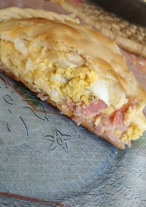 Una foto de Tarta de jamón y queso 🤤