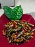 Tempe&ikan bilis pedas manis