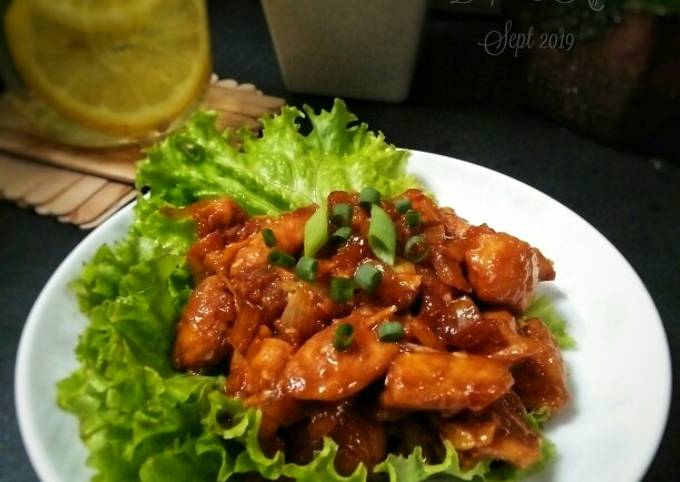 Ayam Kecap Inggris