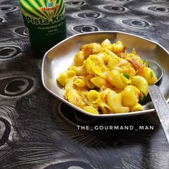 A picture of Desi masala pasta.
