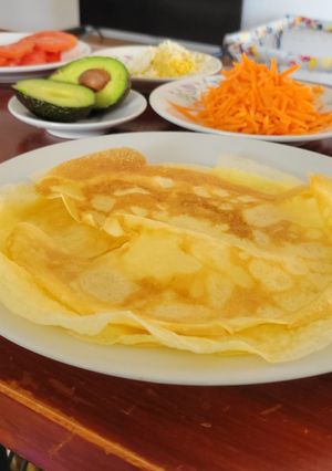 Una foto de Crepes de Fécula de maíz