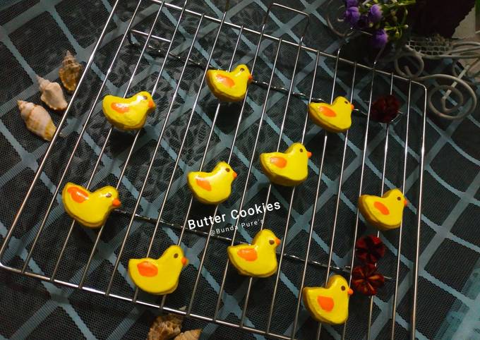 Butter Cookies Karakter Itik by Bunda Pure's