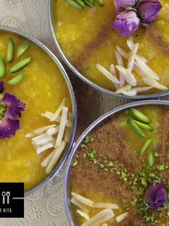 عکسی از دستور شله زرد