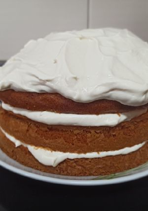 Una foto de Carrot cake