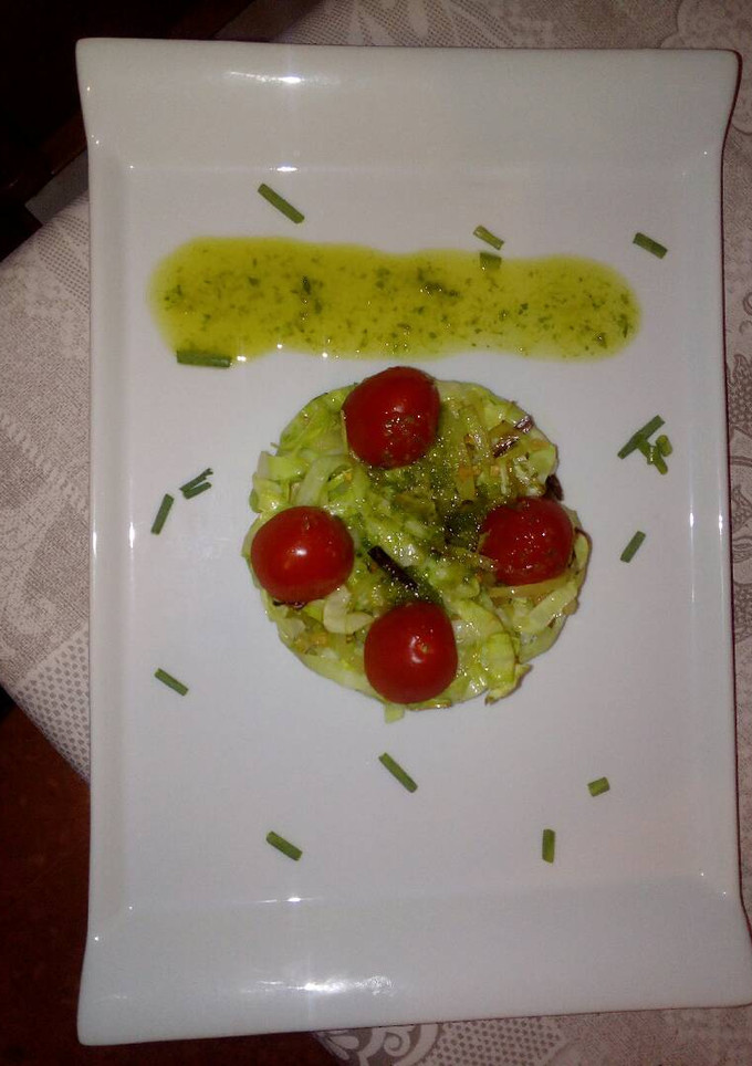 Una foto de Salteado de repollo