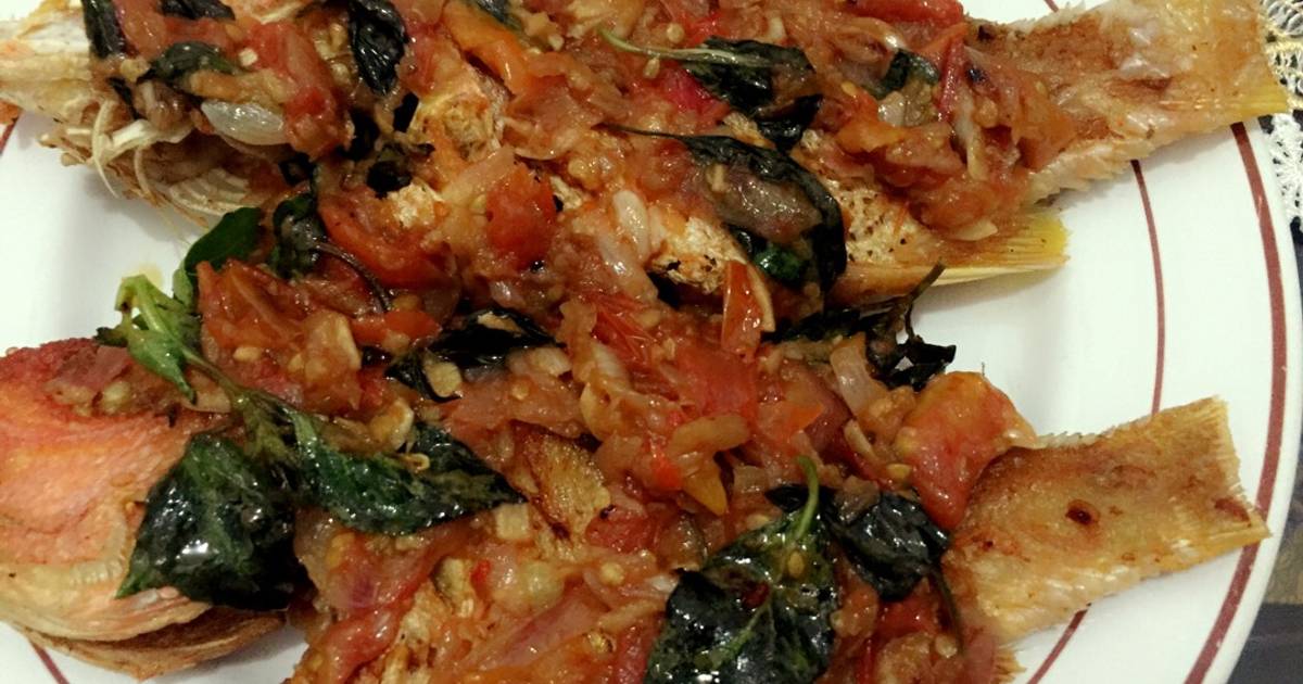 Resep Ikan Kakap goreng Rica Rica oleh Lis Achmadi - Cookpad
