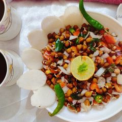 A picture of Kala Chana Chat.