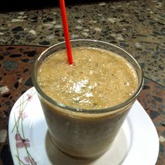 A picture of Banacucumber smoothie.