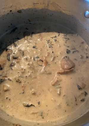 Tejszínes erdei gomba mártás recept fotója