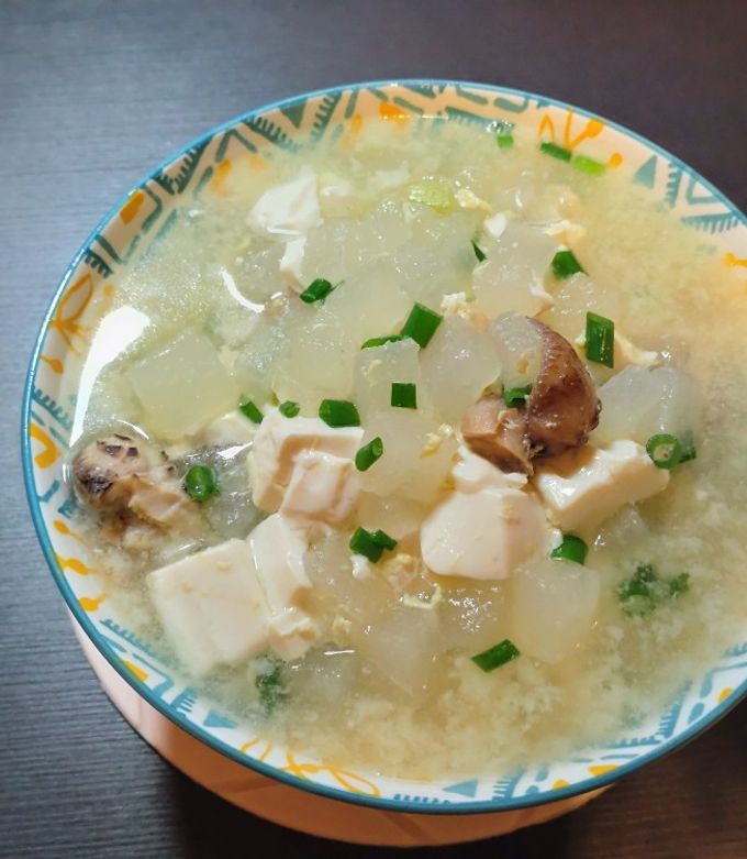 冬瓜豆腐湯 的食譜成品照片