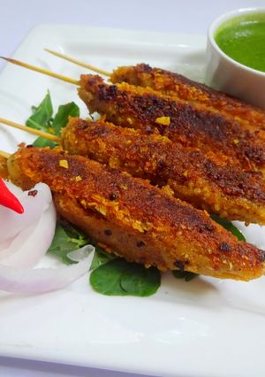 A picture of Upma Kebab.