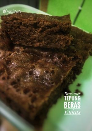 Foto resep Brownies Tepung Beras Kukus 1 Telur