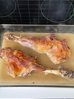 Una foto de Cordero asado al horno