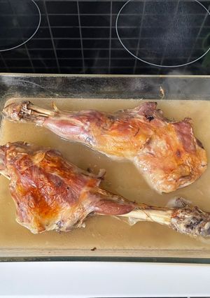 Una foto de Cordero asado al horno