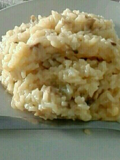 Una foto de Risotto de champiñones
