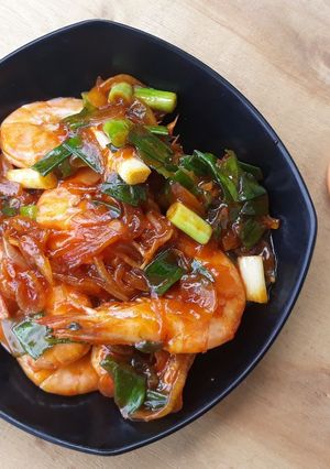 Foto resep Udang Asam Manis