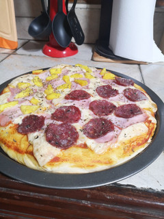 Una foto de Masa de pizza casera