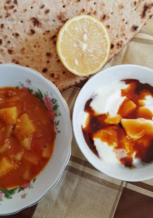 عکسی از دستور ماست وشیره