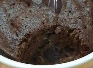 Foto de Brownie Saudável de Micro-ondas de 3 ingredientes