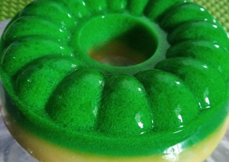 Puding lumut mentega