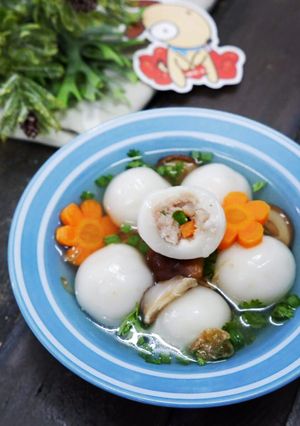 Hình của món Bánh Trôi Nhân Thịt.