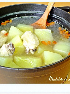 蒜香青木瓜雞湯 的食譜成品照片