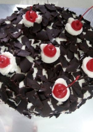 Foto resep Blackforest (base cake Brownies kukus Ny. Liem)