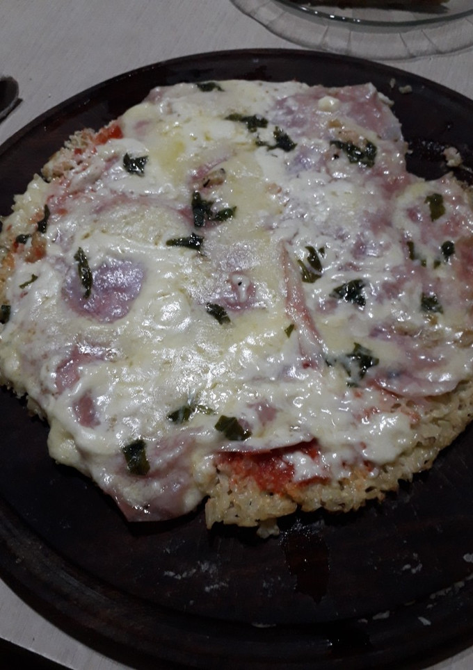 Una foto de Pizza de arroz (sin horno)
