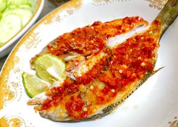 Resep Terbaru Ikan Bakar Bumbu (Ikan Ombang) Praktis Enak