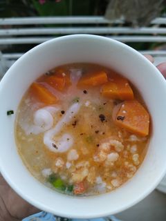 Hình của món Bánh canh tôm cốt dừa.