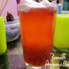 A picture of Roohafza and Pomegranate Coolant.