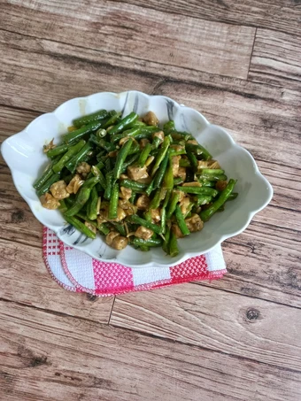 Cara Mudah Membikin Resep Tumis kacang panjang tempe yang Lezat Anti Ribet, Mantap