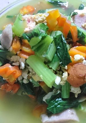 Foto resep Cah Sawi Hijau Lauk Pasien Kolesterol Asam Urat