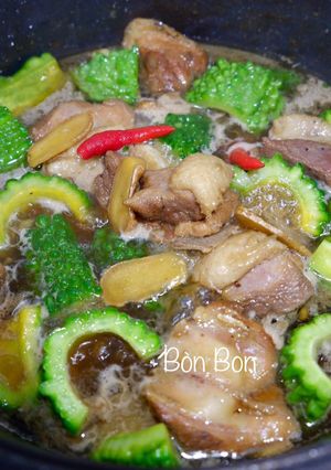 Hình của món Vịt Kho Khổ Qua.