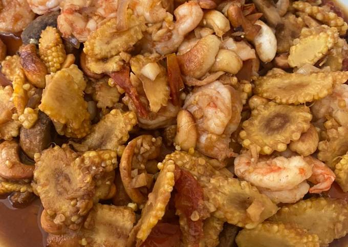 Resep Janten / jagung muda tumis udang Resep Janten / jagung muda tumis udang