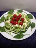 Ensalada de Apio Rúcula (berro)Tomate