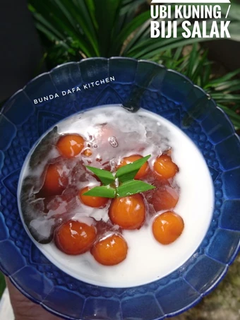 Cara Mudah Membikin Resep Bubur Candil Ubi Kuning / Biji Salak yang Bikin Ngiler Anti Ribet, Lezat