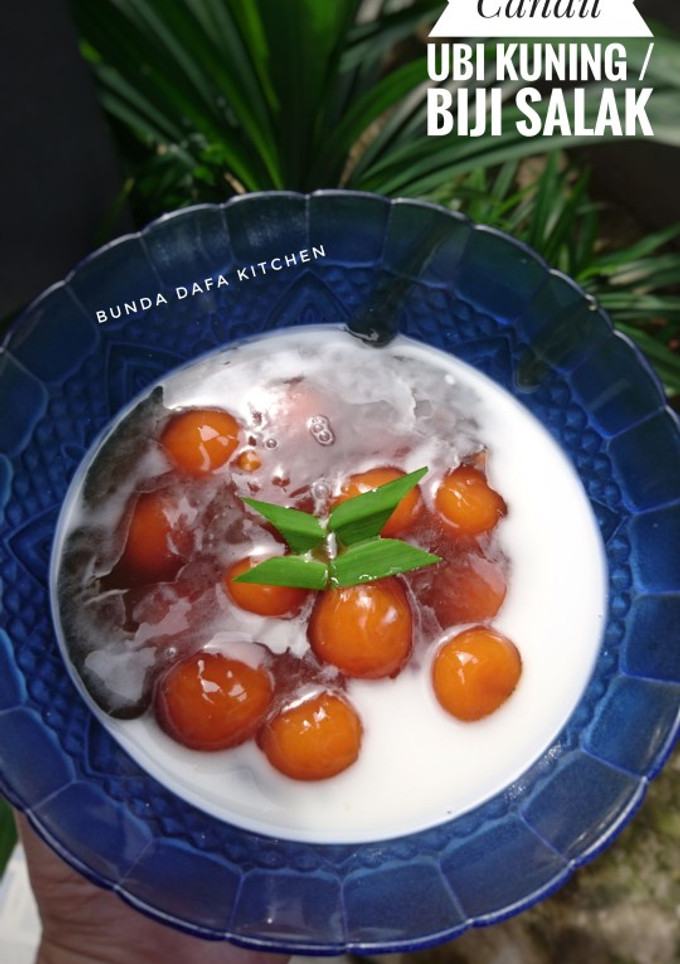 Foto resep Bubur Candil Ubi Kuning / Biji Salak