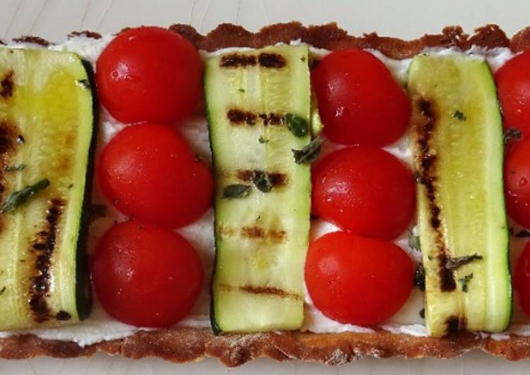 Crostata salata fredda