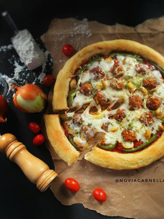 Foto resep Meatball pizza