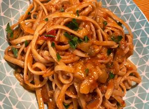 Φωτογραφία της συνταγής One pot linguine alla Norma