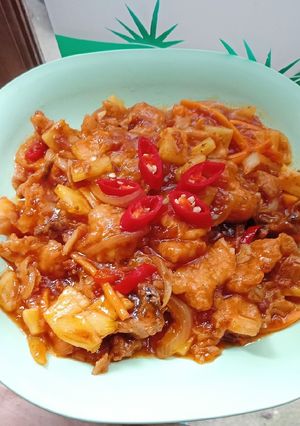 Foto resep Ayam Asam Manis Saos Bolognese