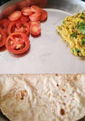 A picture of Baingan Bharta (Vangyache bharit).