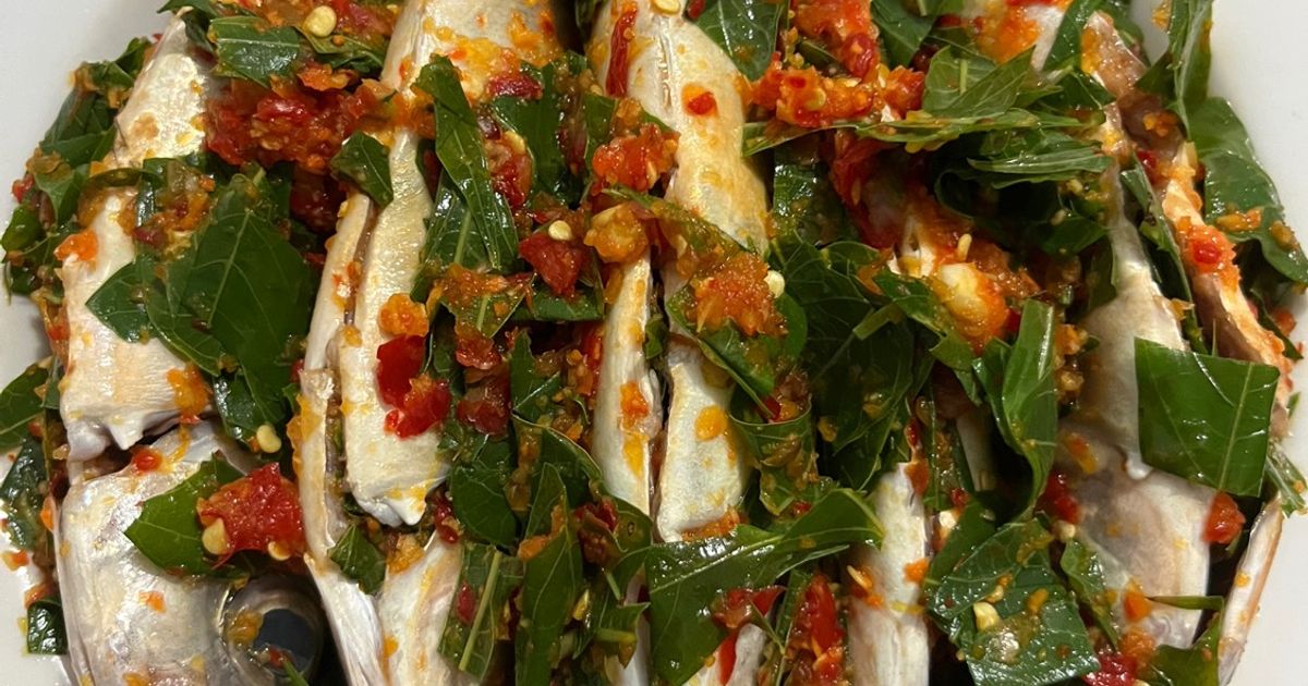 Pepes Teflon Ikan Daun Singkong 🌟